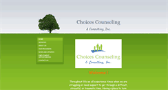 Desktop Screenshot of choices-counseling.org
